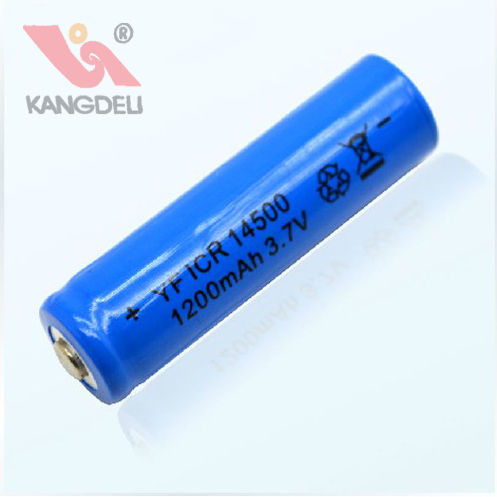 厂家直销高容量全新14500 3.7V 可充电锂电池 5号电池 AA电池批发