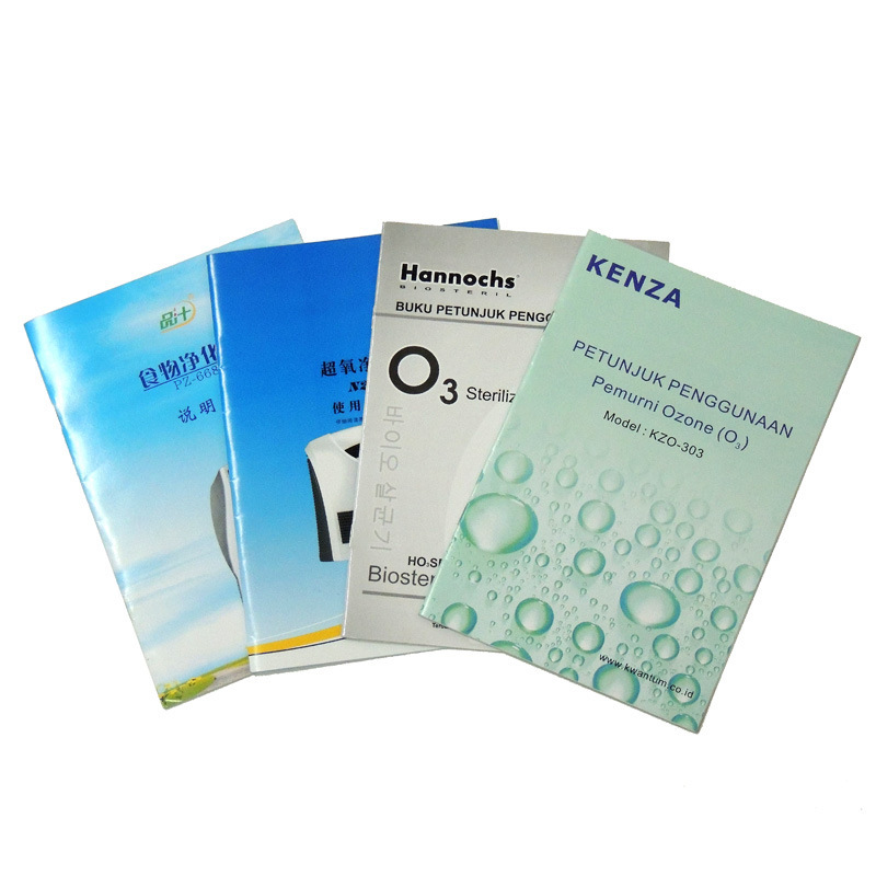 说明书封彩内黑说明书（钉胶装）东莞黑白彩色说明书宣传画册印刷