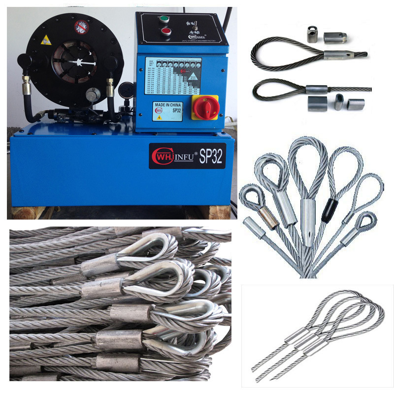 鋼絲繩壓管機鎖管機