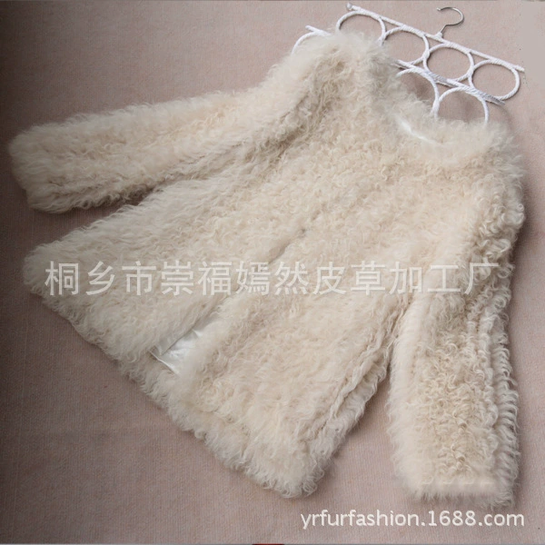 Фабрика Yanran Fur Внешнеторговля новый ягненок человеческие ручной р long-sleeved jacket YR736 приглашаем к сотрудничеству