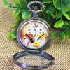 Big glossy retro transparent pocket watch, clay, suitable for import, 3D