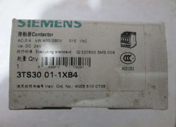     交流接触器  3TS30 01-1XB4 1NC DC24V