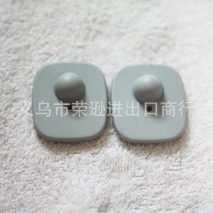 eas超市防盗扣 灰色小方箱包鞋服防盗扣 EAS小方服装防盗扣