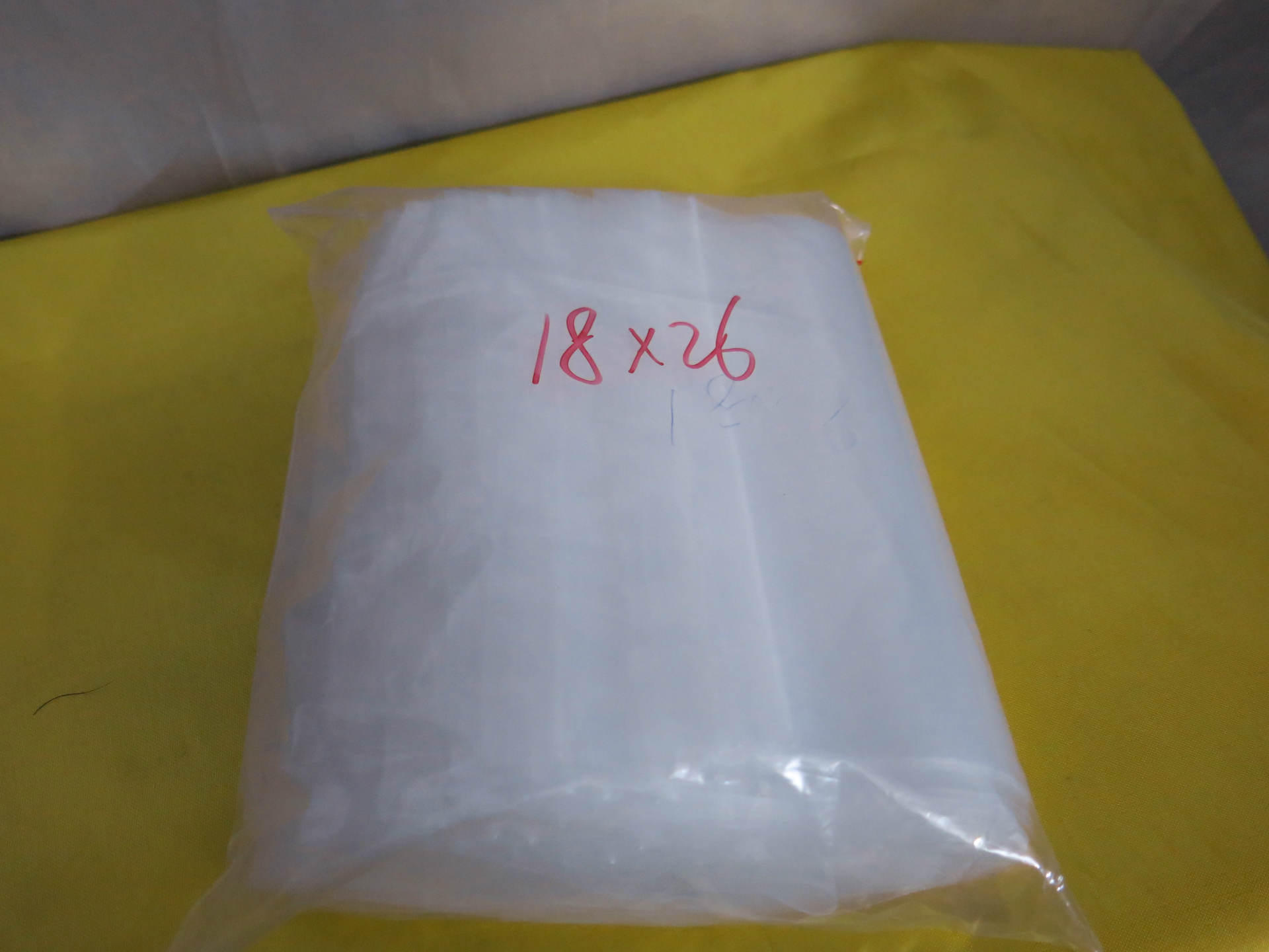 18X26cm【PE白边自封袋】 双面16C密封袋 透明食品包装自封袋