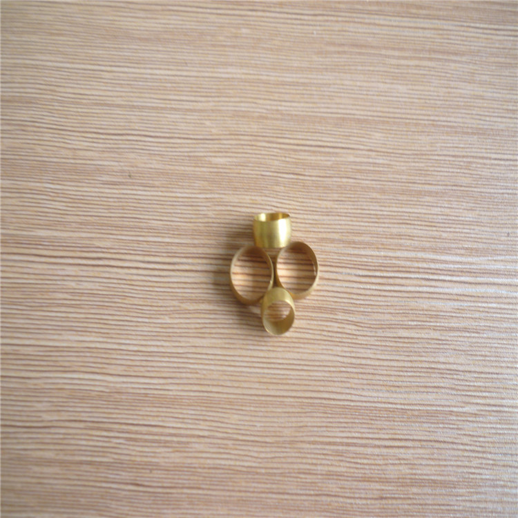 供应高品质铜制配件，铜制外套 油任头卡套配件 加工定制卡套接头