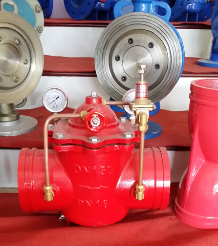 厂价直销   G200X-沟槽可调式减压阀消防阀门 消防阀门