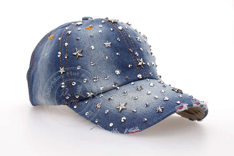 Women's Fashion Star Solid Color Baseball Cap display picture 2