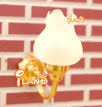 5V带线款 DIY 1:12模型屋 dollhouse LED 郁金香型壁灯