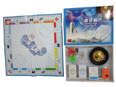 Monopoly Upgraded version leisure time Party Parenting intelligence desktop game Strong opponents Chess game Russia turntable