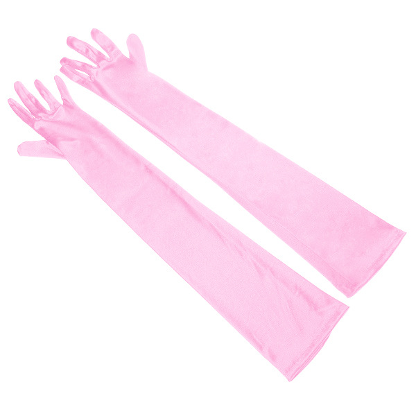 Women's Simple Style Solid Color Satin Gloves 1 Pair display picture 10