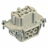 现货Harting/09330062701重载连接器插件模块6POS+1GND 原装正品