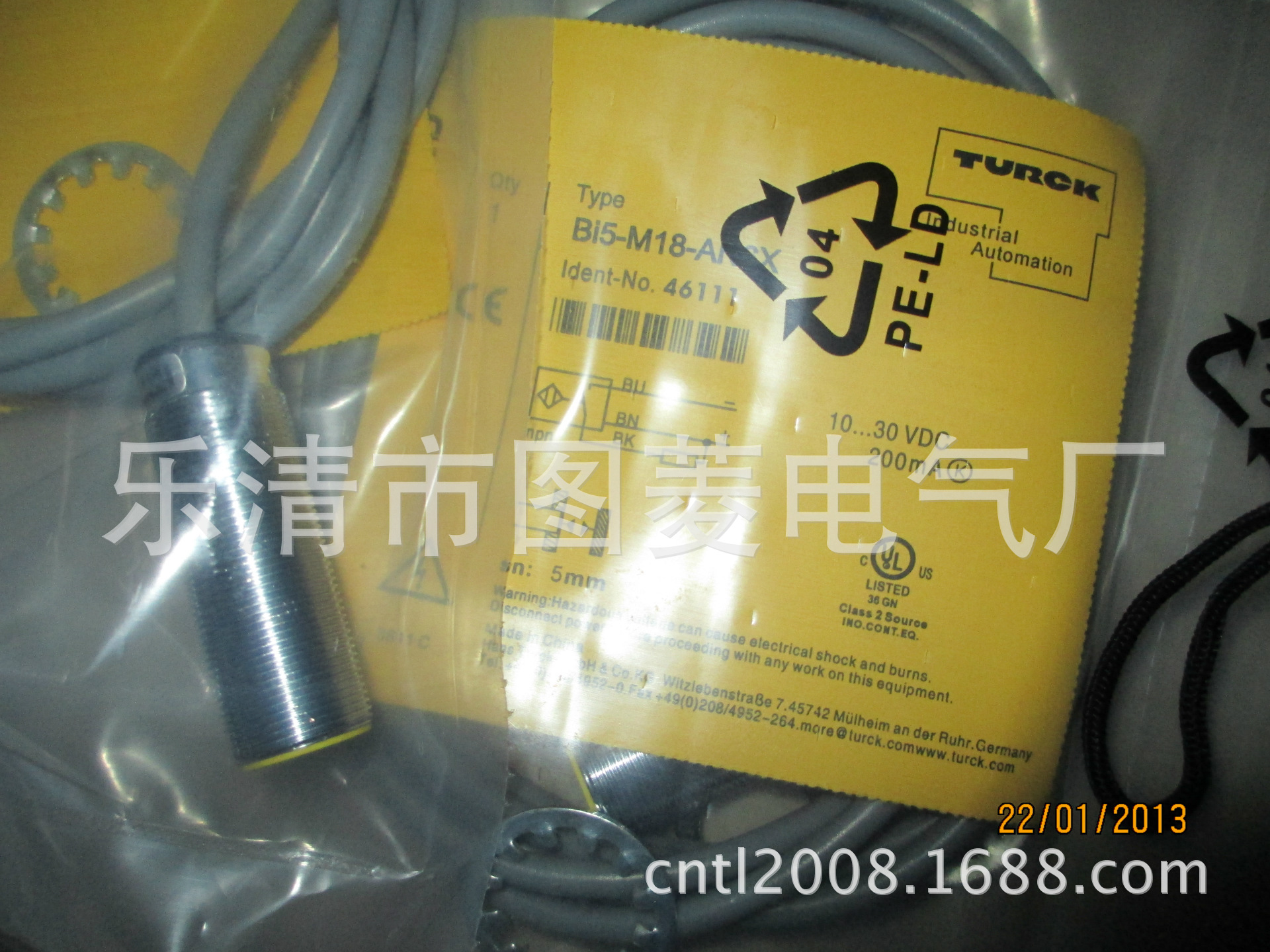 供应全新 TURCK 图尔克接近开关BI3U-EM12-AN6X-H1141