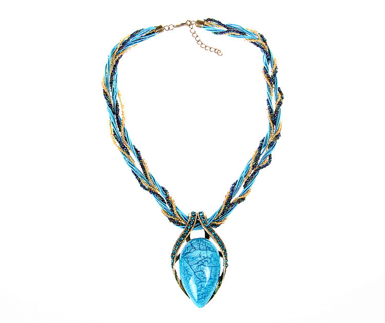Bohemian Cat's Eye Crystal Necklace