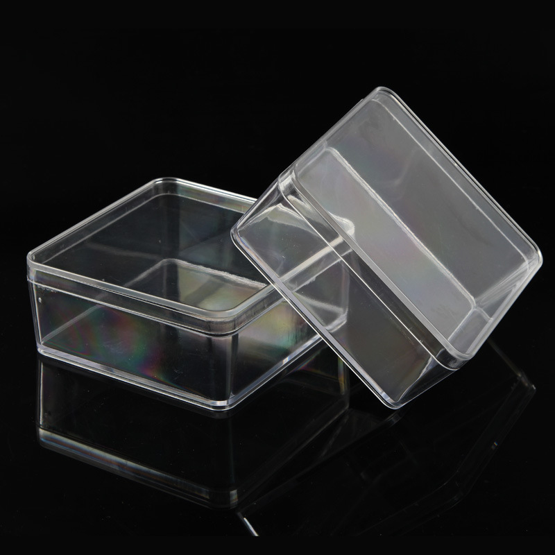 厂家直销ps高透明带盖塑料盒 方形五毒无异味塑料包装 盒厂家批发
