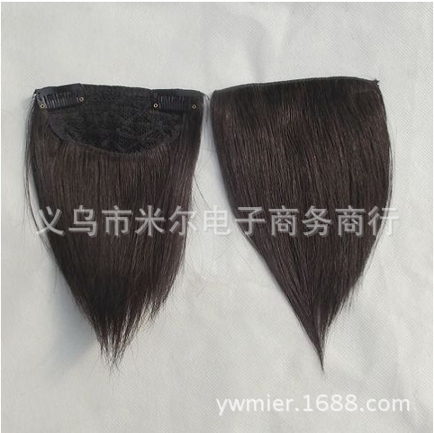 兩側增發 免定位燙 真人發機製接髮片頭簾補發7