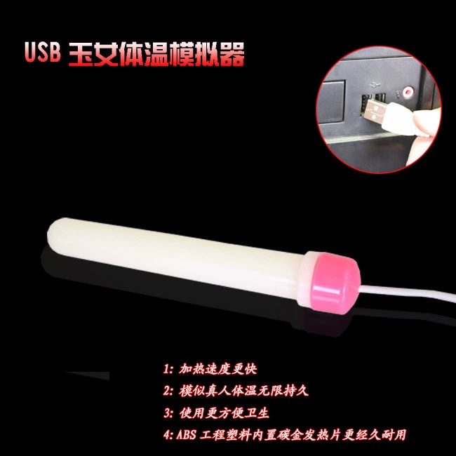 USB Heating Rod for Men, Personal Warmer Stick, ABS, Portable 10 cm