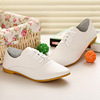 Fashion Pacific Leisure Women's Shoes Ladies Single Shoes Korean Little White Shoes Female Round Head Flower Shoes Female Students