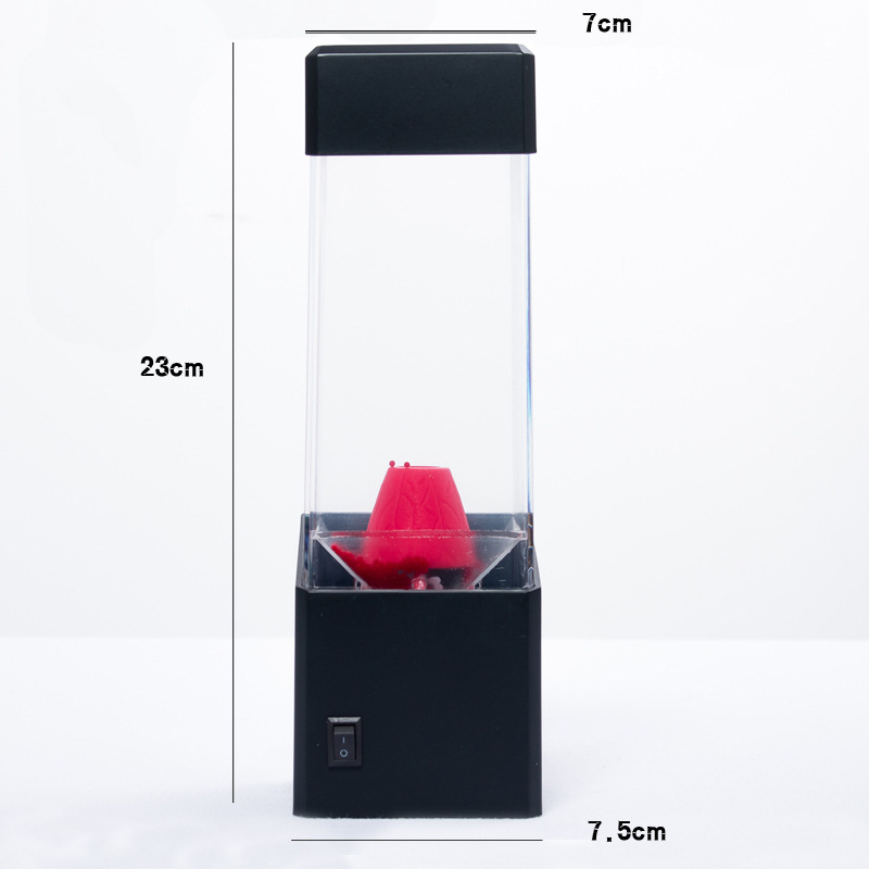 火山灯 果冻灯 闪光小夜灯 鱼缸电子水母水族箱疗伤水母小夜灯,款式随机5