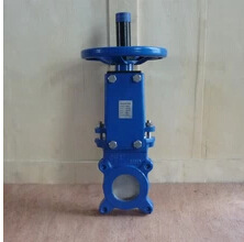 供应德标手动型明杆刀闸阀  DN50刀型闸阀  球铁刀闸阀