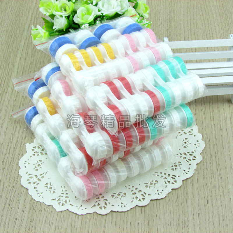 隐形眼镜盒 伴侣盒 双联盒 JD双联盒 实用简单双联盒