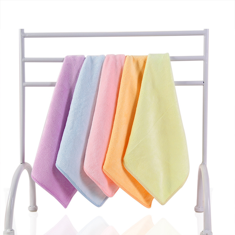 图强厂家批发超细纤维小方巾 洗碗清洁网店小礼品 干发磨毛毛巾|ms