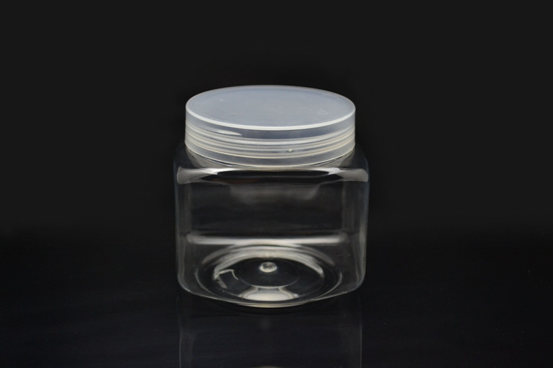 工厂现货销售300ml 350g克膏霜瓶 方形面膜瓶子 塑料瓶 配塑料盖