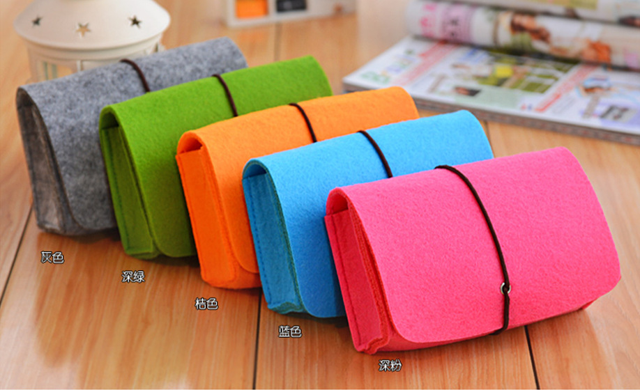 毛毡移动电源包 毛毡卡包毛毡钱包毛毡卡套