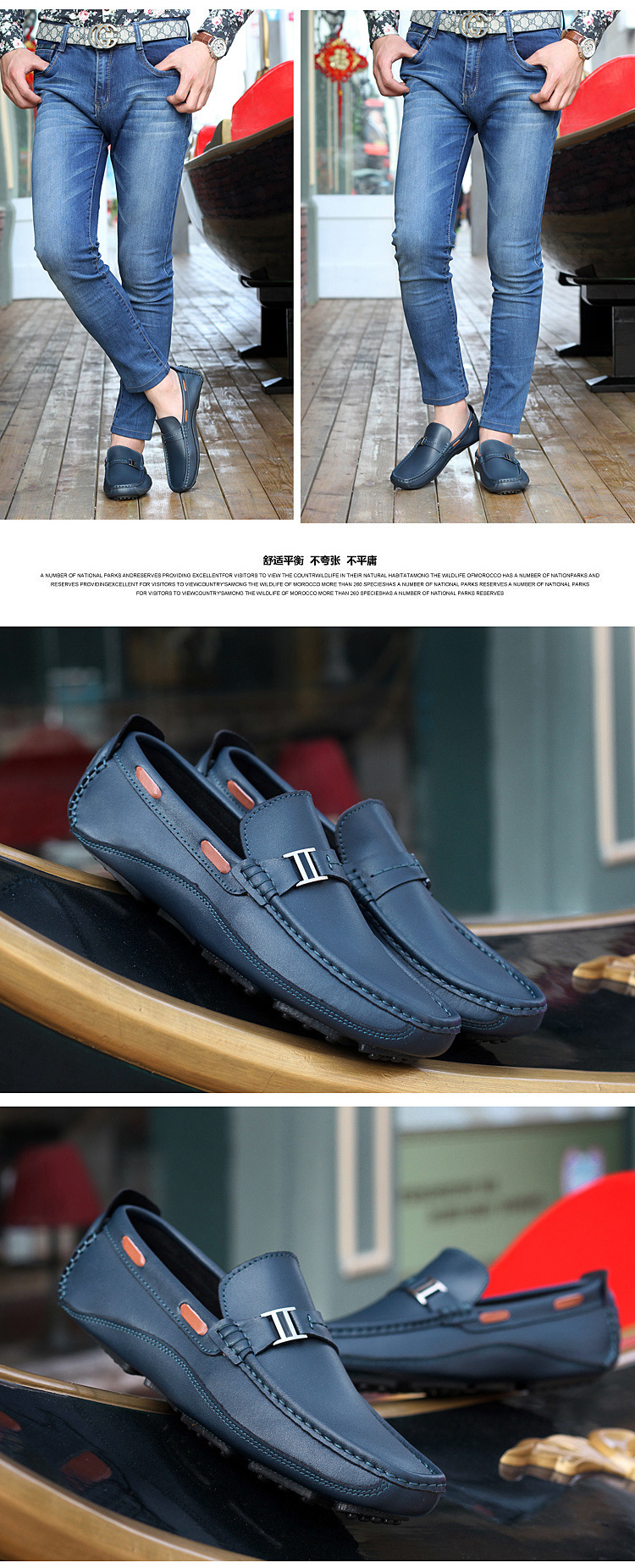 Chaussures homme en cuir véritable - Ref 3445785 Image 8