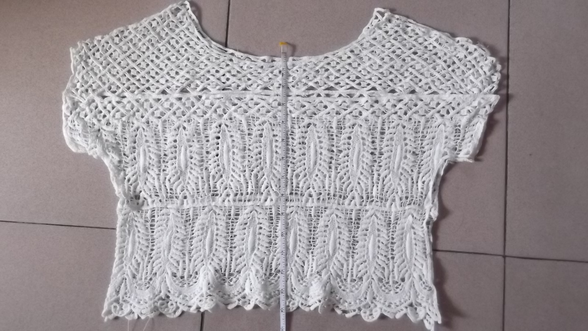 时尚水溶刺绣马甲 全棉精美马甲衣服 棉线新款刺绣马甲