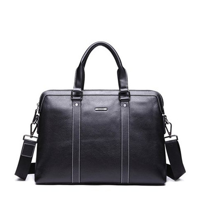 Computer package Manufactor wholesale new pattern 14 Laptop computer bag shoulder fashion business affairs genuine leather Flat Computer package