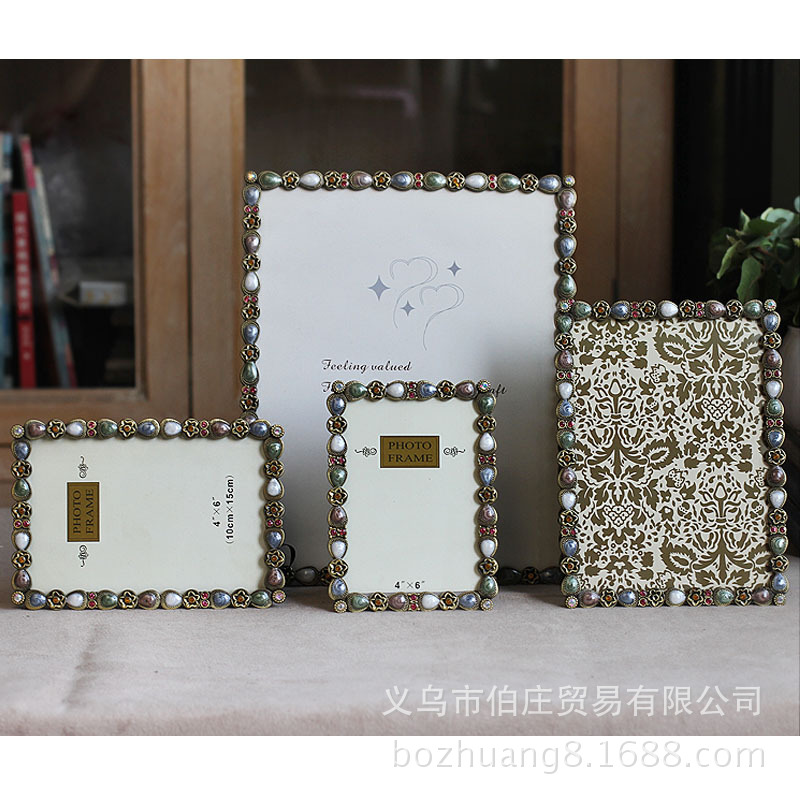 undefined567 10 Inch metal frames Retro Coloured drawing Photo Frame Swing sets originality Photo frame wholesale X80undefined