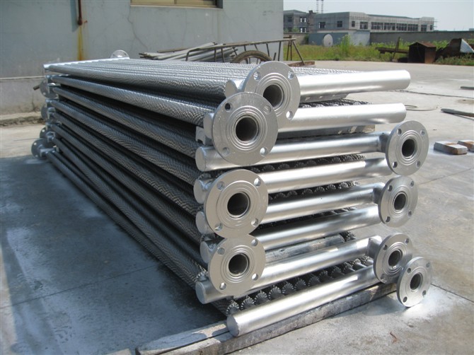 厂家供应LT型钢管铝套片中央空调散热器冷凝器