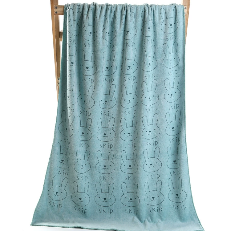 Мультяшное мягкое банное полотенце 70×140 см, 400 г, утолщённое плюшевое