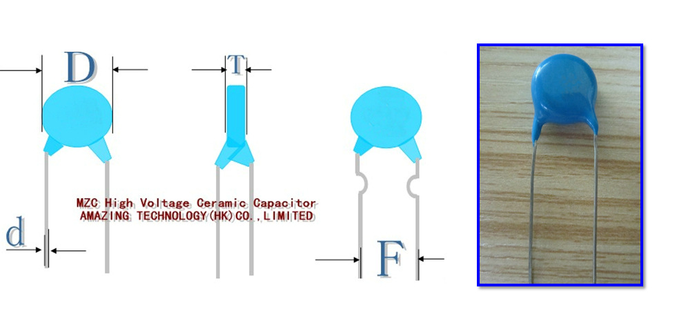 直插电容 高压陶瓷电容 高压瓷片电容 高压瓷介电容