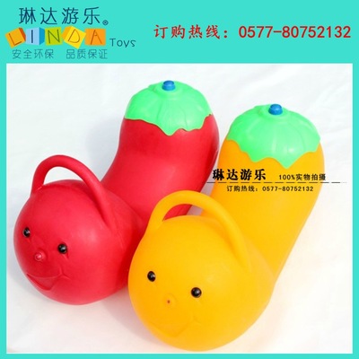 塑料摇马 茄子摇马 儿童摇摇乐 可幼儿园玩具 幼儿园摇马 摇马
