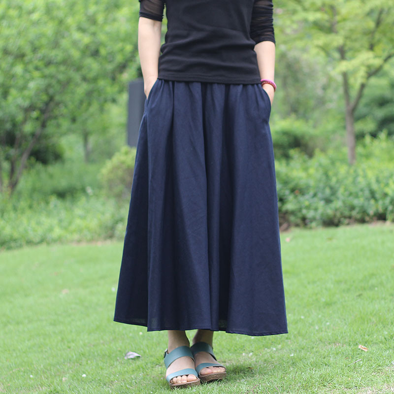 Jupe en Coton et lin - Ref 3441513 Image 6