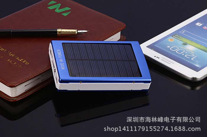 Panneau solaire en Alliage d aluminium - 5 V - batterie 10000 mAh - Ref 3396310 Image 3