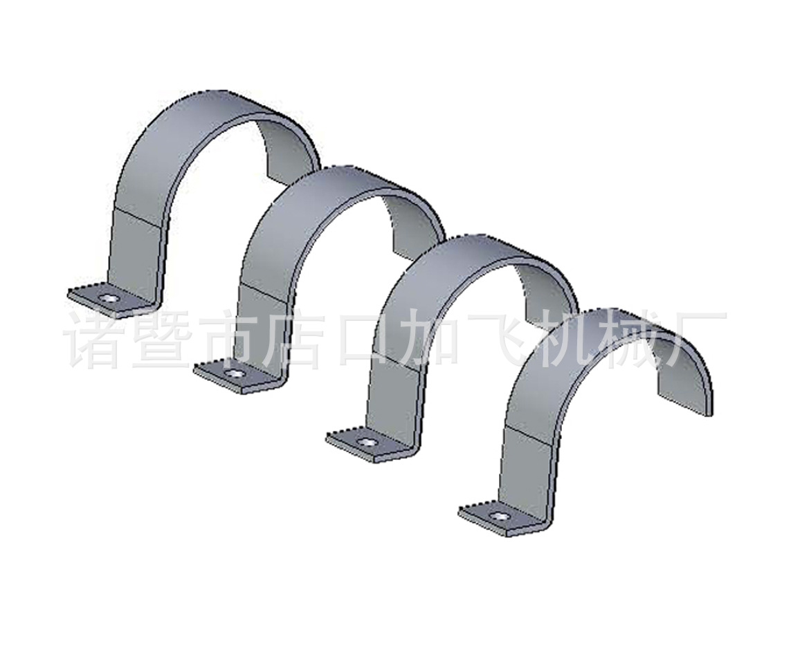 电池压环,线路管路系统的固定,单边半圆型加高不锈钢压环