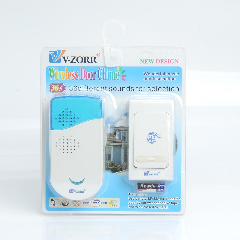 直流夜光813型号遥控门铃|便宜带16首循环音乐遥控器无线