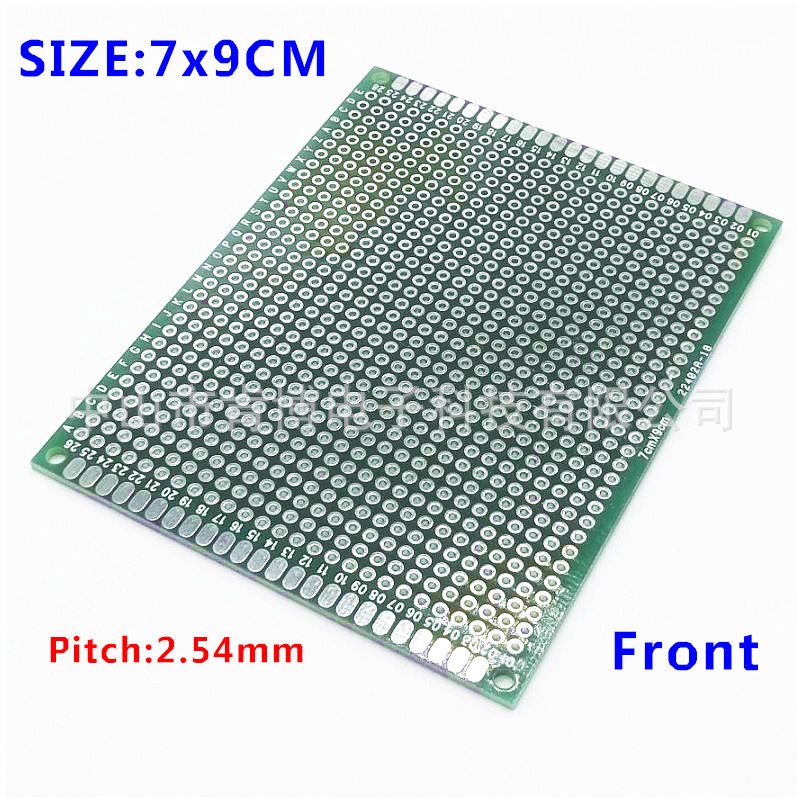 双面万能板 7*9cm 厚度1.6mm 喷锡 玻纤材料 万用 实验板