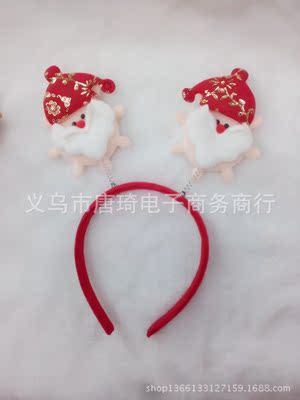 圣诞老人头扣 发簪 儿童节日礼物 舞台装饰品 厂家直销 可订制|ms