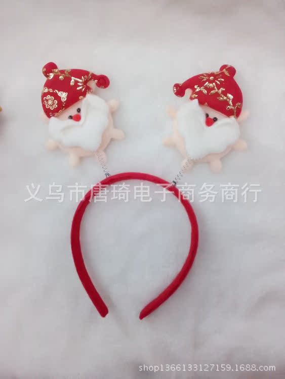 圣诞老人头扣 发簪 儿童节日礼物 舞台装饰品 厂家直销 可订制|ms
