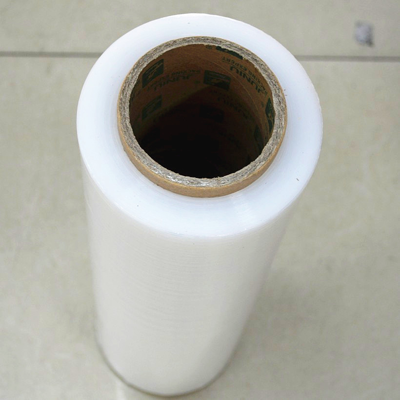 45cm宽透明拉伸膜 缠绕膜 包装膜 3.4kg塑封包装膜 防水薄膜