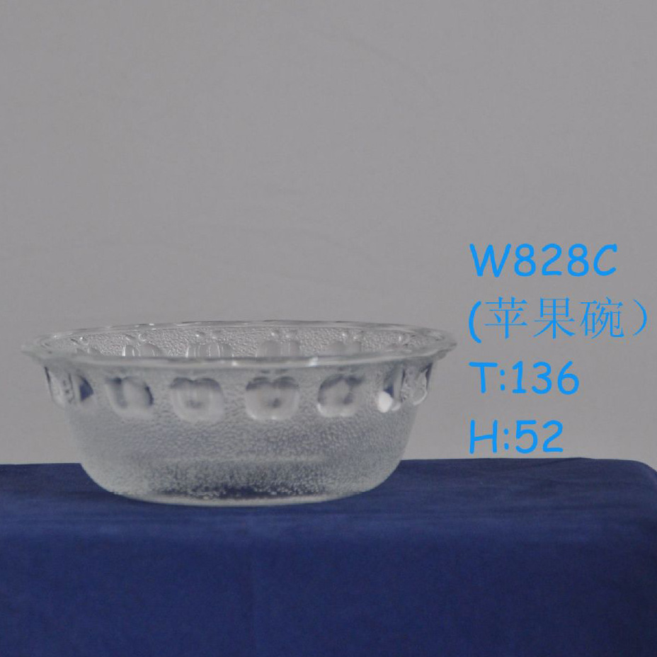 厂家批发直销 W828C玻璃碗 冰激淋水果果酱冰粥碗 玻璃餐具