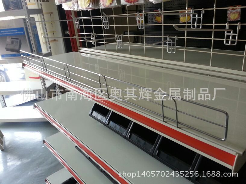 金属货架层板护栏网 围栏网 侧栏网 铁丝网片超市货架 层板