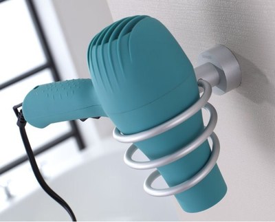 Hair dryer stand Bathroom Shelves Dryer Rack Hair drier Storage rack Space aluminum Hairdressing pylons