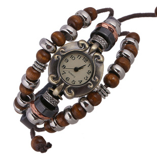 One-Piece Factory Direct genuine leather bracelet watch vintage cowhide bracelet watch alternative fashion hot sale recommend