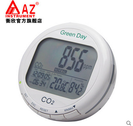 台湾衡欣 AZ7788空气中二氧化碳浓度检测仪 CO2气体检测仪 温湿度