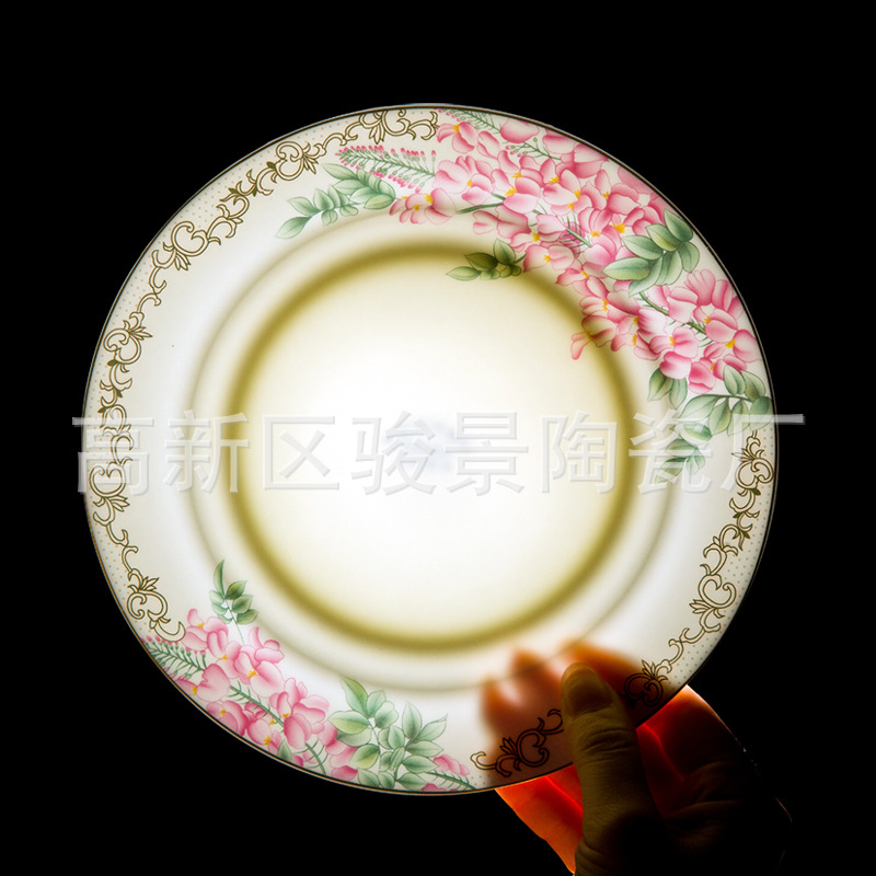 餐具批发/厂家直销/景德镇陶瓷餐具/56头高档无铅骨瓷情意绵绵|ms