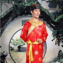 特价批发男士古装太监服装唐装中式婚礼服装轿夫服装舞台演出服装